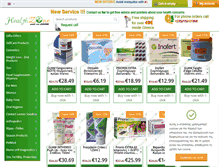 Tablet Screenshot of healthzone.gr